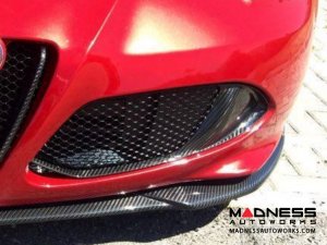 Alfa Romeo 4C Carbon Fiber Front Grille Insert Trim Set 